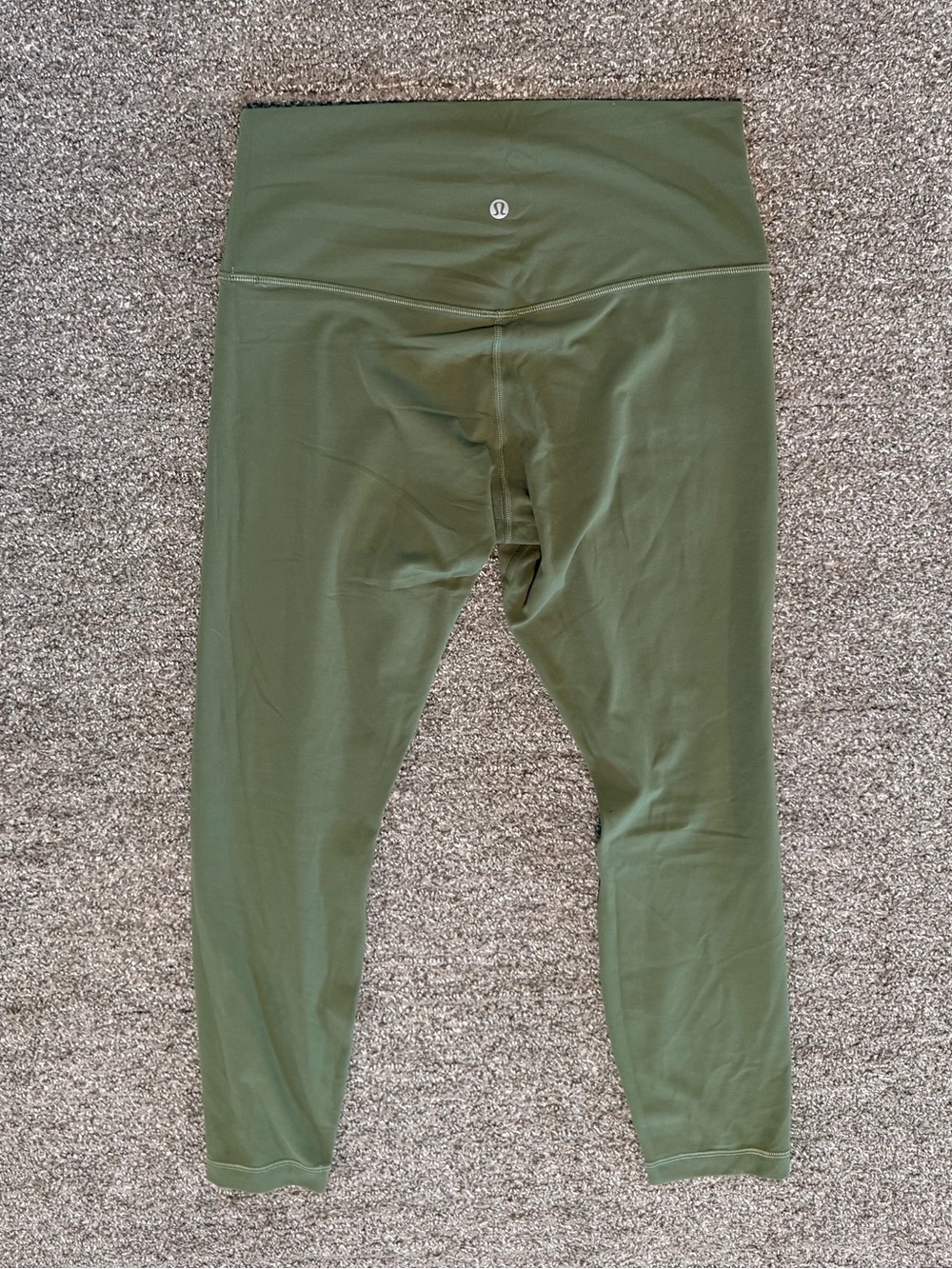 Lululemon Align Tights Crop 24” Green Sz 10 - Picture 5 of 6